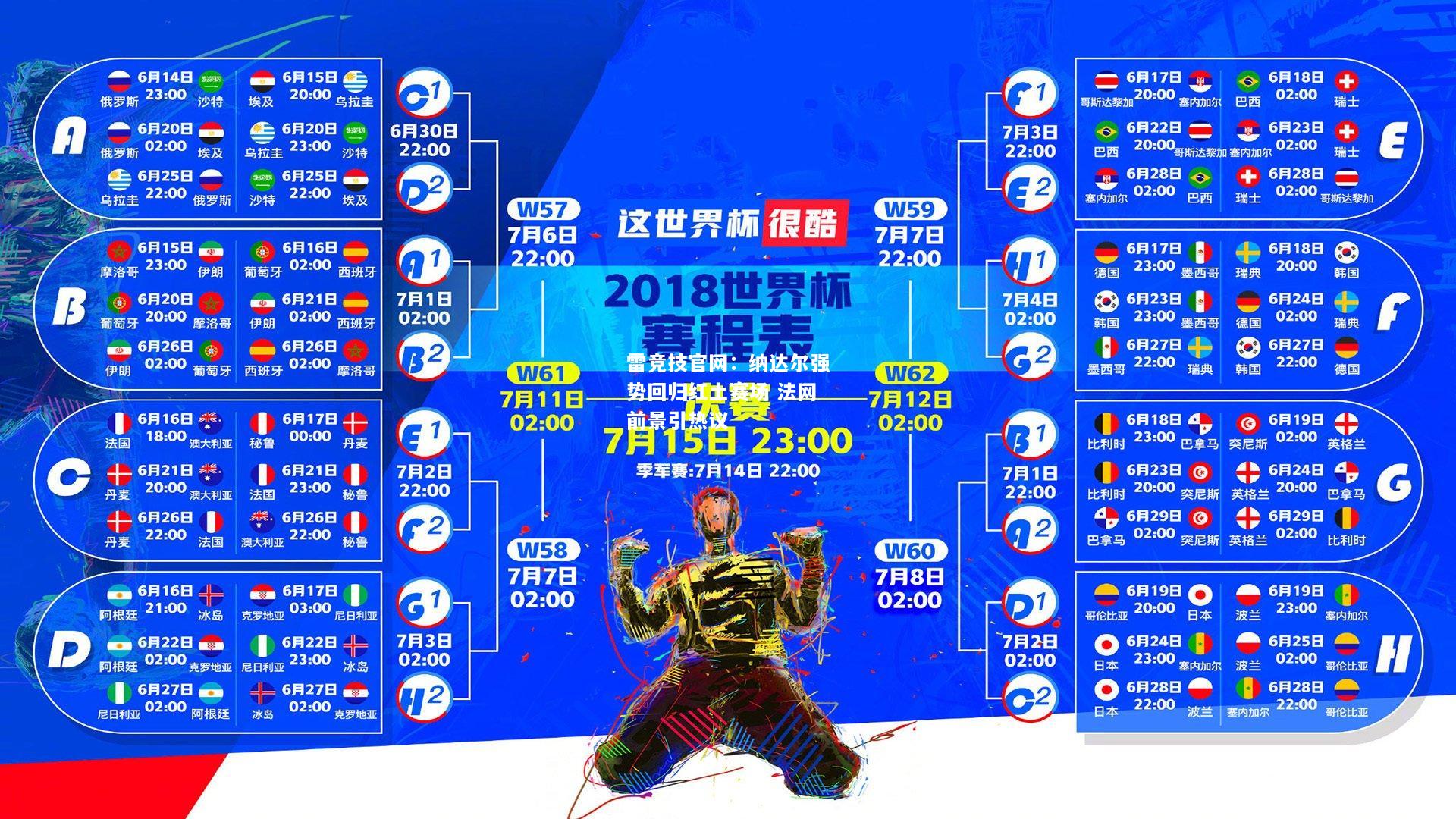 雷竞技官网：纳达尔强势回归红土赛场 法网前景引热议